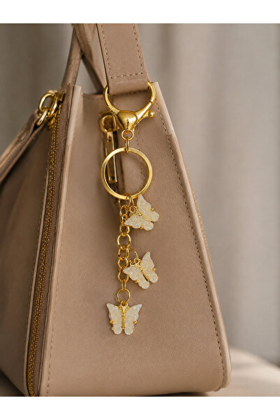 Mega Bazaar Butterfly Figured Bag Keychain