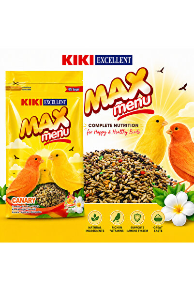 Kiki طعام كناري إكسلنت ماكس مينو - 1 كجم