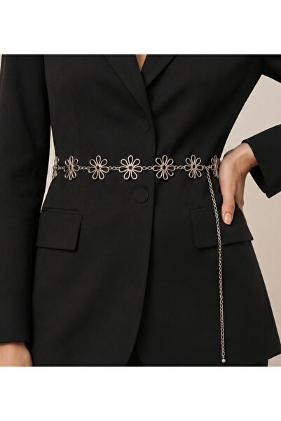 Mega Bazaar Modern Waist Accessory with Floral Motif