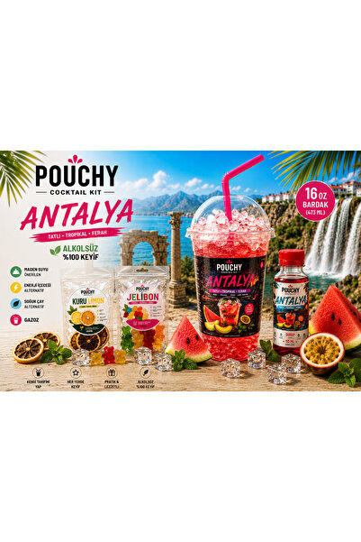 Genel Markalar POUCHY Antalya Alkolsüz Kokteyl Kit