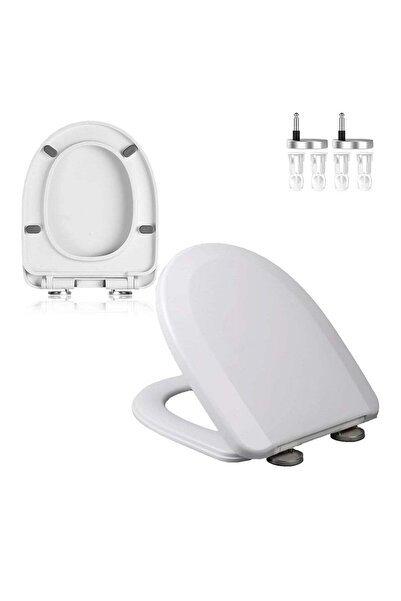 Generic Hydraulic Toilet Seat Cover - Soft and Silent Closing - Universal Com...