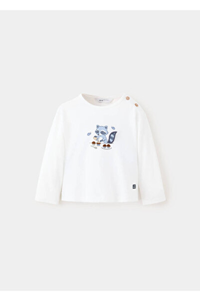 MANGO Baby Baskı detaylı tişört