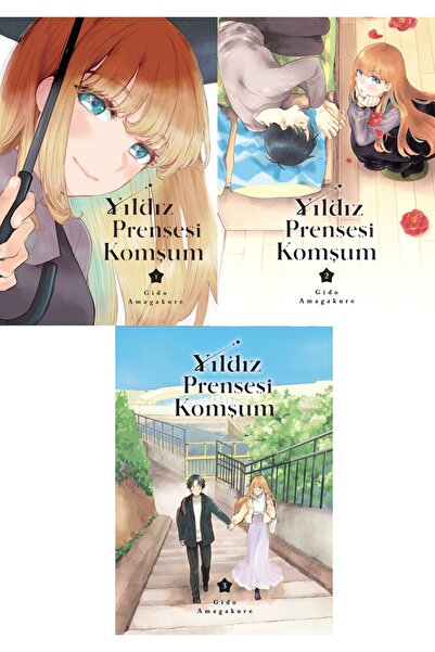 Satori Manga Yıldız Prensesi Komşum 1-2-3. Ciltler Manga Seti (3 Kitap) - Gid...