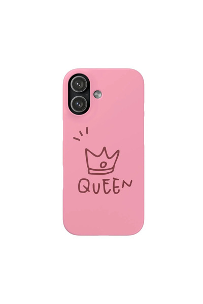 CaseHub حافظة هاتف آيفون 17 بتصميم QUEEN مطبوع - رويال فيبس