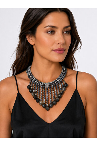 Miss Boheme Navy Blue Dream Design Necklace
