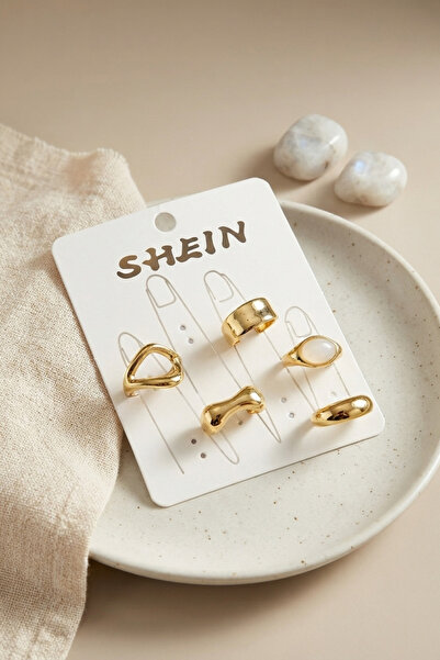 callerrons accessories Gold Color Brass Bohemian Ring Combination Byk4262 - E...