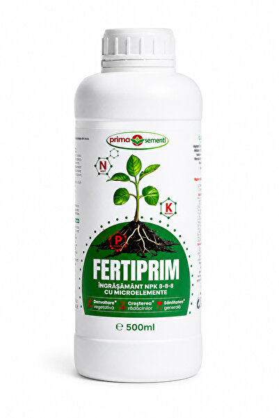 Prima Sementi Fertiprim – Ingrasamant NPK 8-8-8 cu Microelemente Chelate, Apl...
