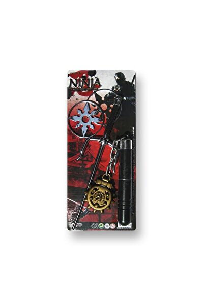 Carnavalista ΝΙΝΤΖΑ ΣΠΑΘΙ-ΚΛΟΠ-ΑΣΤΡΑ ΣΕΤ=4ΤΕΜ 35,5x15cm (3-976)