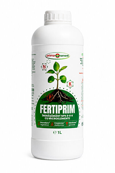 Prima Sementi Fertiprim – Ingrasamant NPK 8-8-8 cu Microelemente Chelate, Apl...