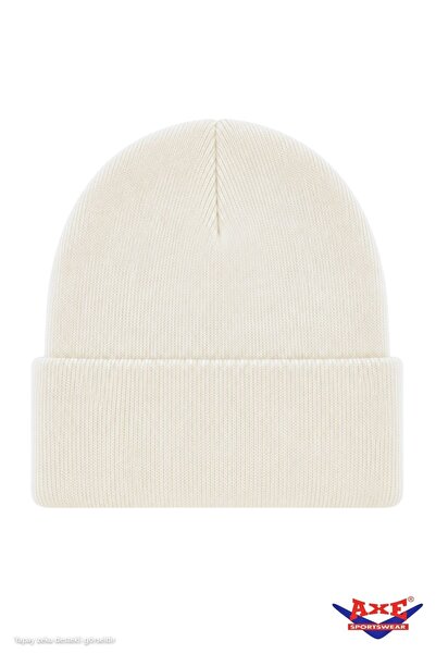 AXE SPORTSWEAR Unisex Winter Folded Basic Knitwear Beanie Warm Soft Textured ...
