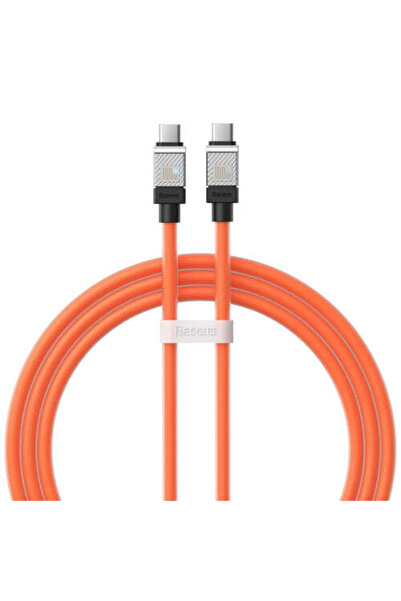 Baseus Cablu de date USB-C, 1,0 m - Portocaliu