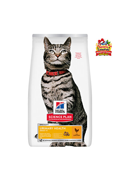 Hill's Science Plan Üriner Sağlık Tavuklu +1 Yetişkin Kedi Maması 1.5KG / Sür...