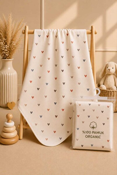 LİLİYUM Baby Girl Blanket Gift Packaged 100% Cotton Double Layer 85X85 cm Org...