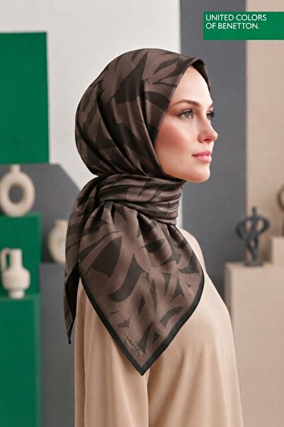 United Colors of Benetton SIENA DESENLİ EŞARP -1039-90*90