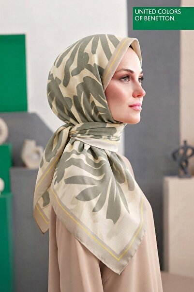 United Colors of Benetton SIENA DESENLİ EŞARP -1039-90*90