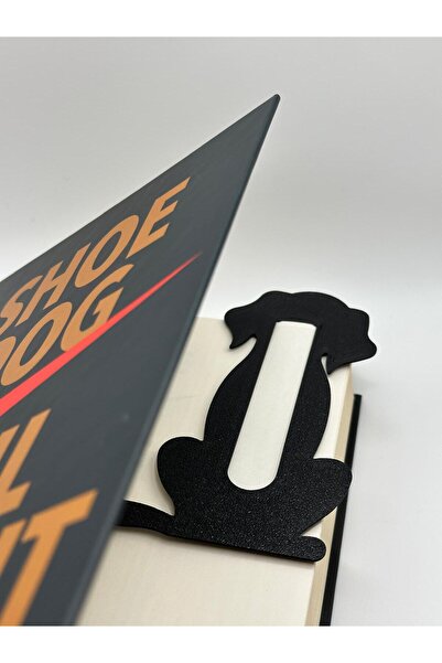 STRAWLİN MAISON Set of 2 Cute Black Dog Silhouette Bookmarks – Fun and Practi...