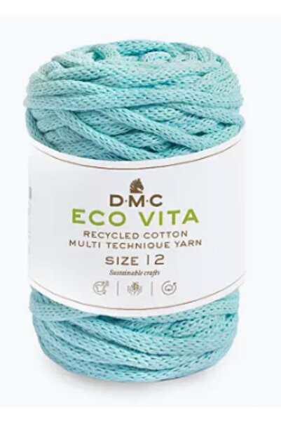 Dmc Fir pentru macrame, tricotat si crosetat Vita 12mm DMC, 250g/55m, 81 alba...