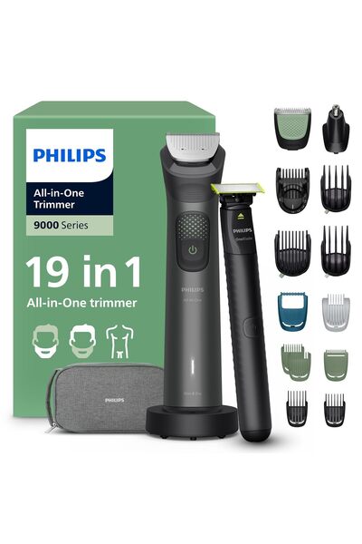 Philips Multigroom Series 9000 Hepsi Bir Arada 19 parçalı sakal düzeltici ve ...