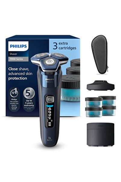 Philips Shaver Series 7000 - Erkekler için Elektrikli Tıraş Makinesi, Islak v...