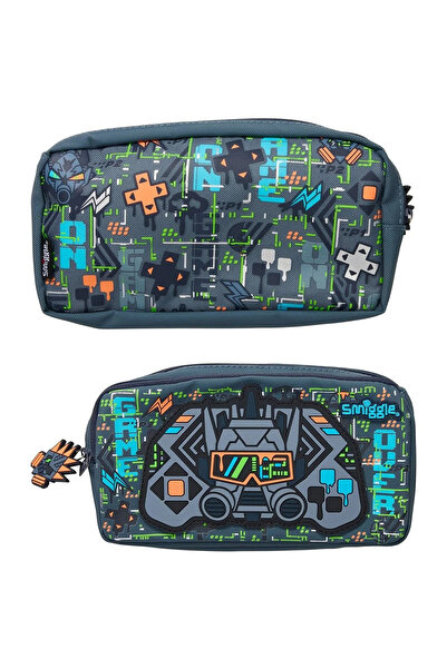 SMIGGLE Trailblazer Gri Fermuarli Kalemlik