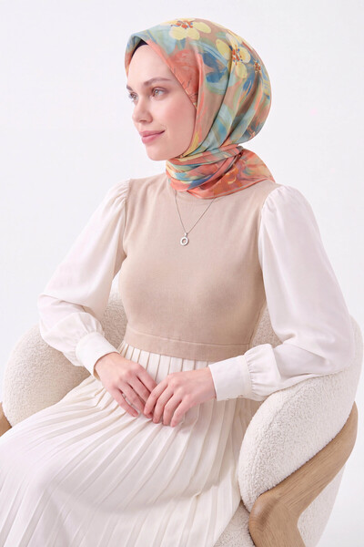 Silk Home Lorena - Soft Scarf Flower - Yavruağzı - 73156-18