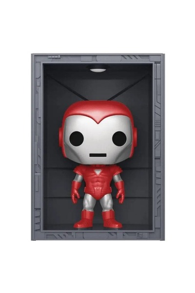 Funko Pop Deluxe! Marvel: Hall of Armor - Iron Man Silver Centurion (MT)(Exc)