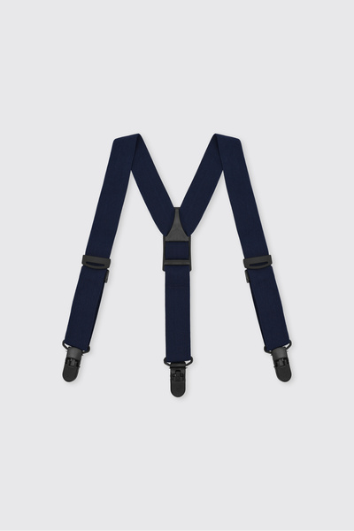 Panço Boy's Navy Blue Suspenders