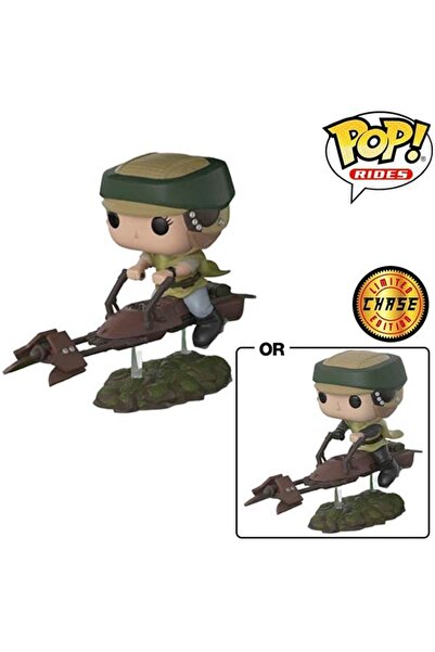 Funko بوب رايدز! أفلام: حرب النجوم - ليلى على دراجة سبيدر مع تشيس