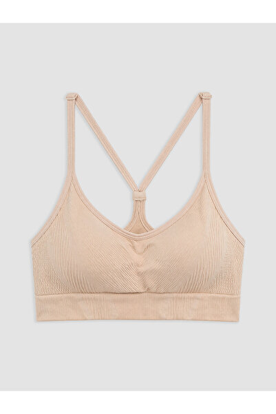 LC Waikiki Nevavm Without Underwire and Without Padding Plain Sports Bra