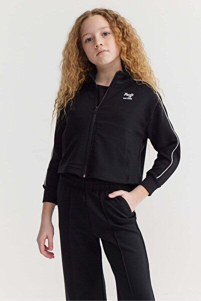 PAULMARK Girl's Detailed Sweat Top