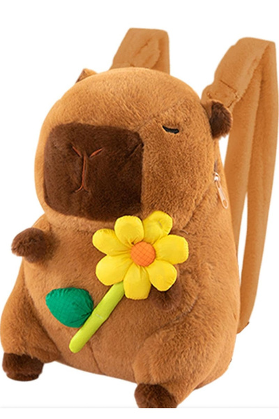 BLACK DİAMOND PLUSH TOY FENOMEN CAPYBARA ÇANTA ( İTHAL )