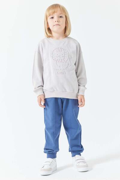PAULMARK Boy's embossed print 2-piece set