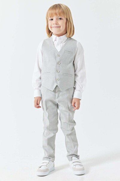 PAULMARK Boy's Vest Trousers 2 Piece Set