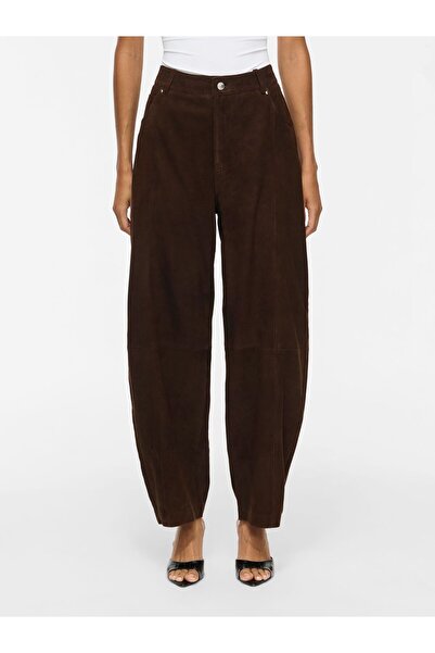 VILA High Waist Hose VIIDA Wildleder