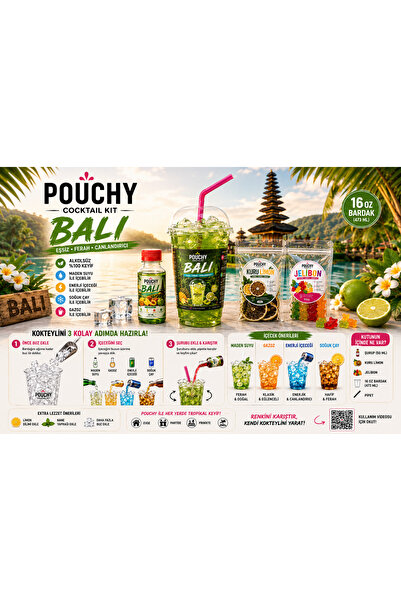 POUCHY Bali Alkolsüz Kokteyl Kit
