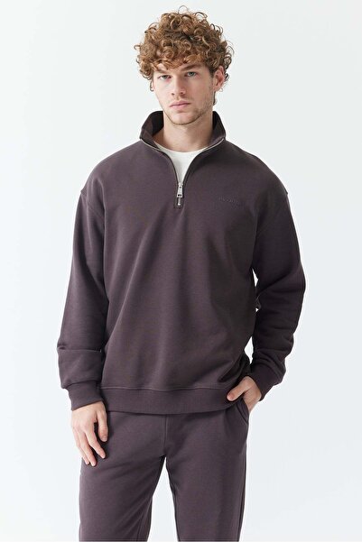 PAULMARK Erkek Basic Sweatshirt