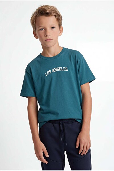 PAULMARK Boy's Crew Neck Oversize T-Shirt