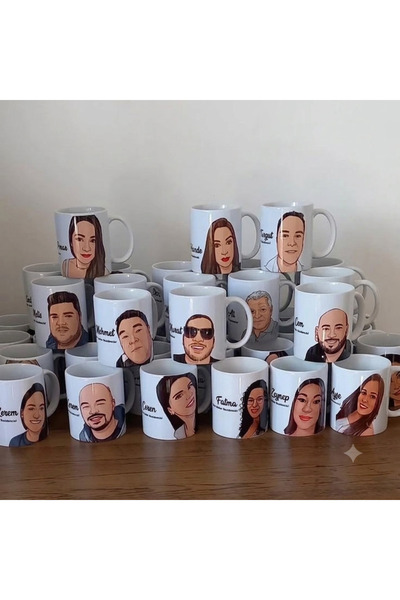 ABAJ kişiye özel karikatür kupa kahvenizi keyifli şekilde içmeniz için tasarl...