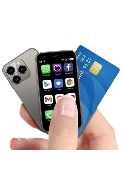 SOYES XS15 Pro Super Mini Mobile Phone Android Quad Core Titanium Silver, Mob...