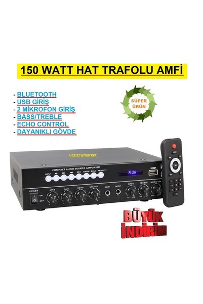150 WATT HAT TRAFOLU AMFİ
