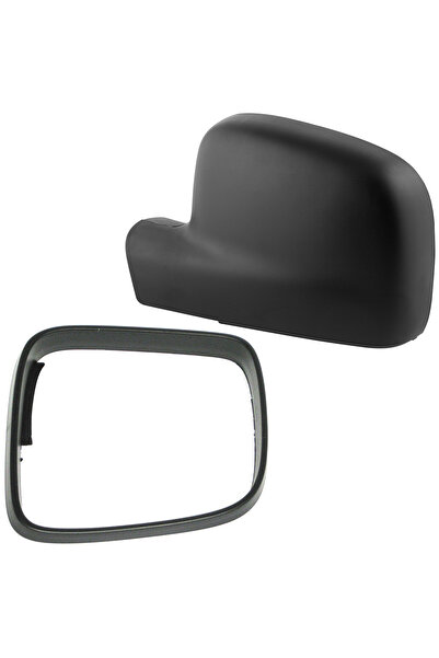 M MODECAR VW T5 03-15 carcasă oglindă exterioară + ramă NEGRU stânga 2 buc. SET