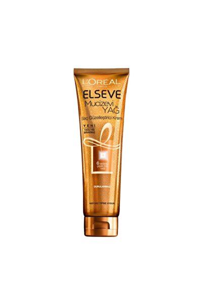 ELSEVE L'oréal Paris Mucizevi Yağ Saç Güzelleştirici Krem 150 Ml - Her Saç Tipi