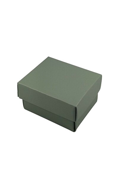 ÖZER KUTU Yeşil Karton Takı Yüzük Kutusu 50 Li Paket (İÇİ SÜNGERLİ)