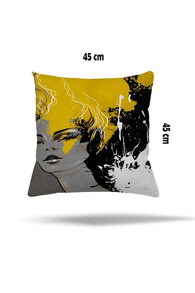 on the clouds Geometric Marble Patterned African Hidden Zippered Pillow Case