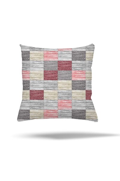 on the clouds Çiçekli Mermer Batik Desengizli Fermuarlı Yastık Kılıfı Kırlent...