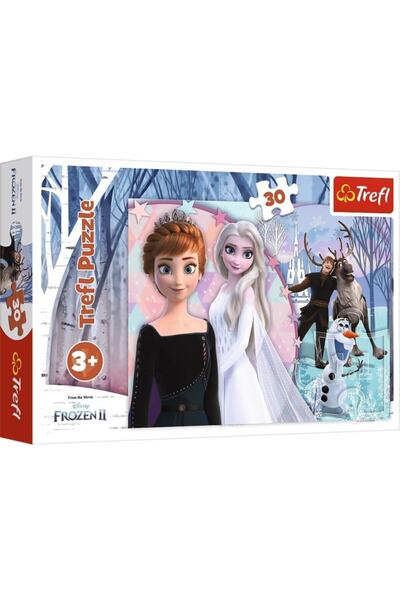 Trefl Puzzle Trefl Çoçuk Puzzle Magic Frozen 30 Parca Puzzle