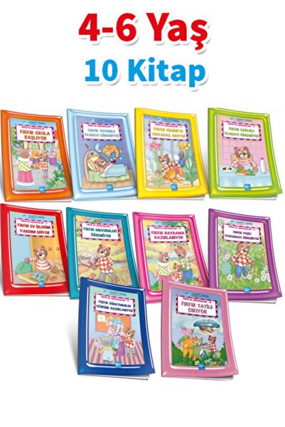 Mavi Yunus Yayınları Fırfır Ve Arkadaşları Okul Öncesi Öykü Kitapları (4 5 6 ...