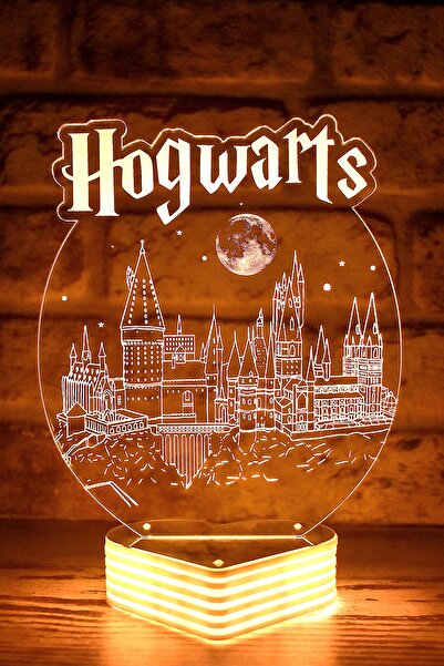 Genel Markalar Hogwarts Kalesi 3D LED Lamba, büyülü atmosfer için mükemmel he...