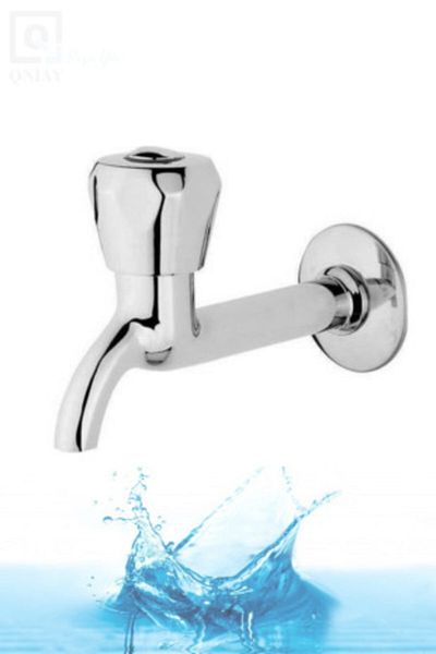 QNİAY Classic Faucet Long Head Hot Water Tophead Spinning Top Coach Head Wall Single Input