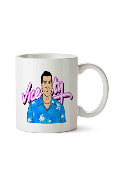 ART HEDİYE كوب جراند ثيفت أوتو فايس سيتي مطبوع على الجانبين